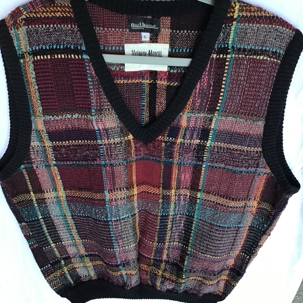 Men’s Handwoven vest by Paul Bianculli